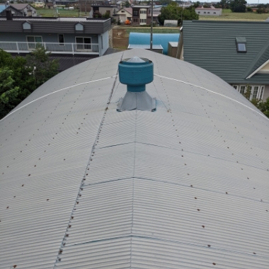 札幌市市西区の倉庫塗装前