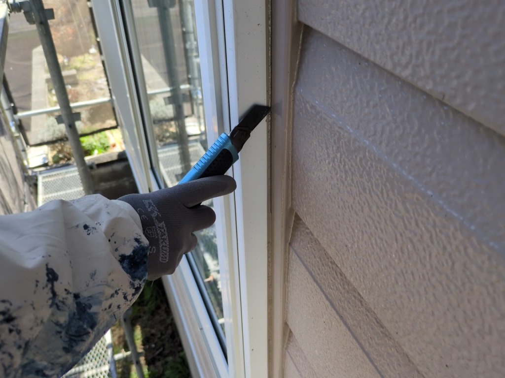 コーキング撤去